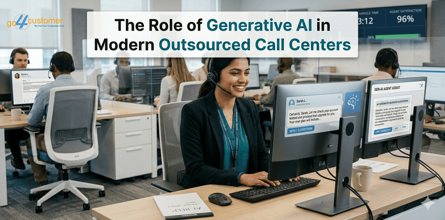 The Role of Generative AI in Modern Outsourced Call Centers